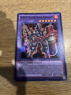 Yu-Gi-Oh! TCG D/D/D Flame King Genghis 2016 Mega-Tins CT13-EN005 Limited...-image