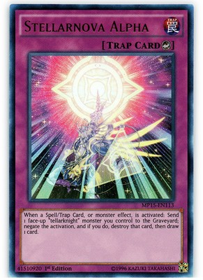 Stellarnova Alpha - MP15-EN113 - Ultra Rare - 1st Edition - Heavily Played-image