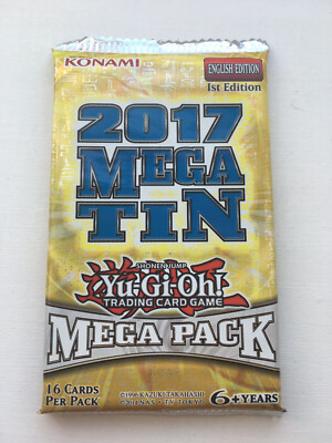 Yu-Gi-Oh! 2017 Mega Tin, 1st Edition, Sealed, Unscaled Booster Pack-image
