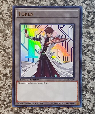 Yugioh CT14-EN010 Seto Kaiba Token Limited Edition Ultra Rare 2017 NM-image