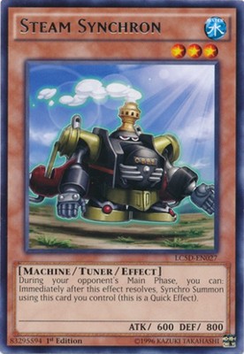 Steam Synchron - LC5D-EN027 - Rare - 1st Edition - Lightly Played-image