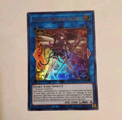 Trickstar Black Catbat Ultra Rare MP18-EN132 2018 Mega-Tins Lightly Played-image