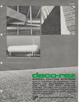 Brochure - General Polymer - Deco-Rez - Epoxy Acrylic et al Coating 1977 (A1042)-image