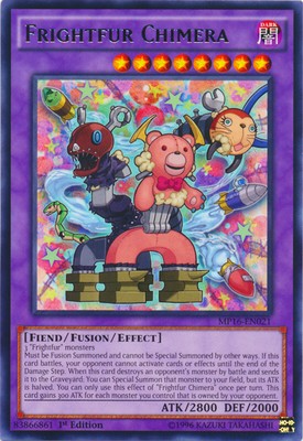 Frightfur Chimera - MP16-EN021 - Rare - 1st Edition Near Mint 2016 Mega Tin Sing-image