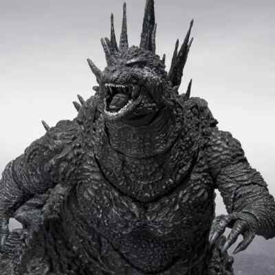 S.H.MonsterArts Godzilla (2023) Minus Color Ver. Monochrome Figure Japan Limited-image