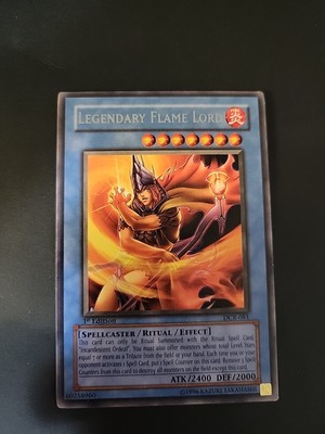 Yu-Gi-Oh! Dark Crisis - Legendary Flame Lord - DCR-081 1st Ed.-image