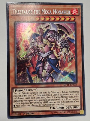 Thestalos the Mega Monarch●YUGIOH●MP15●2015●SECRET RARE●GERMAN●1st ED●NM●056-image