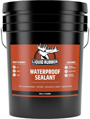 Waterproof Sealant - Multi-Surface Leak Repair Indoor and Outdoor Coating, Water-image