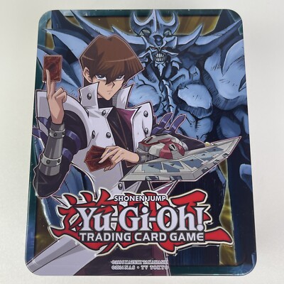 Yu gi oh 2016 Mega Tin Kaiba and Obelisk Edition VGC EMPTY Storage Tin-image