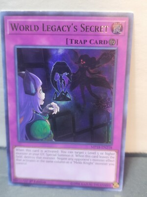 Yu-Gi-Oh!  Collector's- World Legacy's Secret  MP18-EN218 +BONUS -image