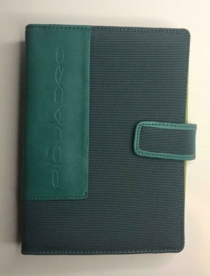 Piquadro Leather Synthetic Agenda Planner Organizer Cover Green Medium-image