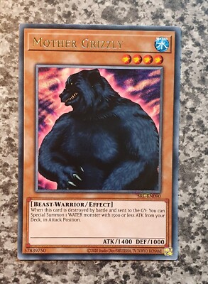 YUGIOH SRL-EN090 Mother Grizzly Misprint Color MINT-image