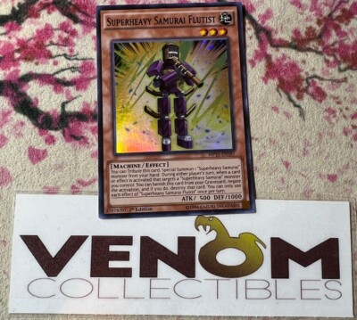 1x (M/NM) Superheavy Samurai Flutist MP15-EN197 Super Rare 1st Edition YuGiOh-image