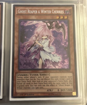 Ghost Reaper And Winter Cherries MP17-EN022 Secret Rare 1st Ed. Yugioh Card-image