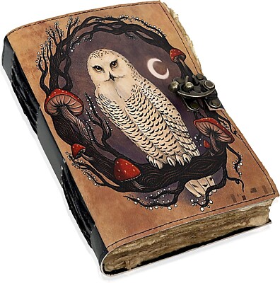 Antique Leather Journal for Men Women 9 x 6