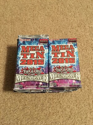 X24 Yugioh 2015 Mega-Pack Lot (16 Cards Per Pack) Brand New Factory Sealed-image