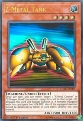 Z-Metal Tank - LCKC-EN007 - Ultra Rare - 1st Edition NM YuGiOh!  Legendary Colle-image