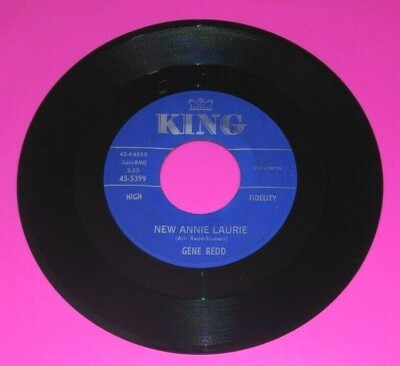 45 rpm rock/soul/jazz GENE REDD New Annie Laurie/Sidewalks Of New York 1960 King-image