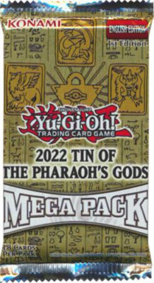 Yu-Gi-Oh Cards - 2022 Tin of The Pharaoh's Gods - MEGA PACK (18 cards) - Sealed-image