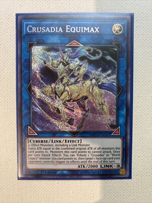 ( CRUSADIA EQUIMAX ) - Prismatic Secret - MP19-EN107 1st NM - Yu-Gi-Oh Mega Tin-image