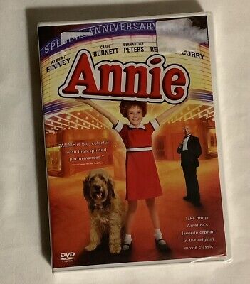 Annie (1982, DVD) Albert Finney, Carol Burnette, Anniversary Edition NEW Sealed-image