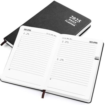 Kesote Notebook 2025 Daily Planner Schedule Book Starting In January A5 D_-image