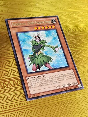 Elemental HERO Poison Rose LCGX-EN036 Rare Yu-Gi-Oh Legendary Collection 2 NM-image