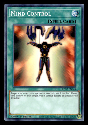 Yugioh Legendary Duelists: Rage of Ra #LED7-EN044 Mind Control-image