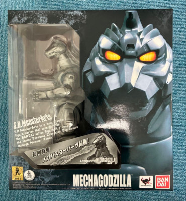Godzilla Mechagodzilla S.H.MonsterArts BANDAI Figure With mega buster From Japan-image