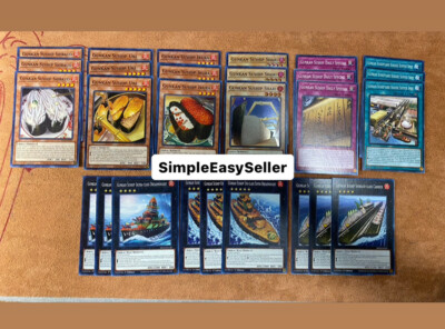 🔥 Yugioh 27x Card GUNKAN SUSHIP Deck Core Playset MP22-EN127 MEGA TINS NM 1ST-image