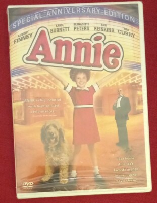 Annie NEW DVD Albert Finney Carol Burnett Tim Curry Special Anniversary Edition -image