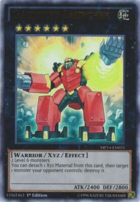 YGO-3x-Near Mint-Gauntlet Launcher - MP14-EN025 - Ultra Rare - 1st Edition-2014 -image