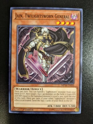 Yugioh! Jain, Twilightsworn General - MP18-EN050 - 1st Edition NM-image