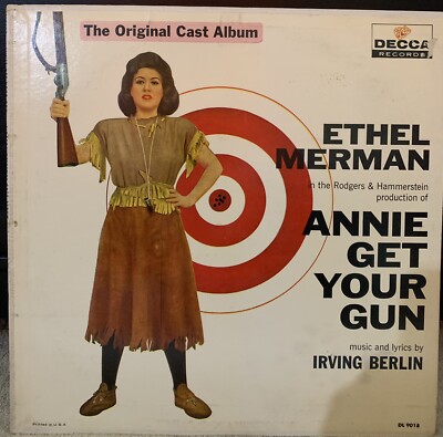 Ethel Merman Annie Get Your Gun The Original Cast 1959 Album Vinyl LP DL 9018*-image