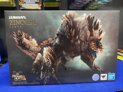 S.H. Monster Arts Zinogre Monster Hunter World Iceborn Bandai Action Figure-image