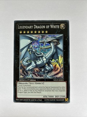 Yu-Gi-Oh! Legendary Dragon Of White - WSUP-EN051 1st Edition - Near Mint-image