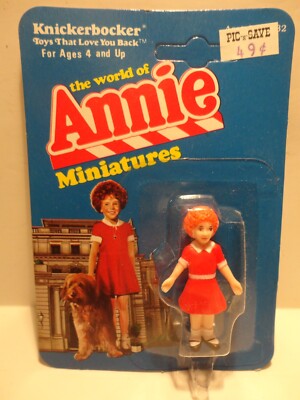 VTG 1982 NOS The World Of ANNIE Miniatures, Knickerbocker - 2.5