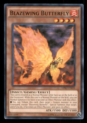 Yugioh Blazewing Butterfly #LDK2-ENJ18 Legendary Decks II LP-image
