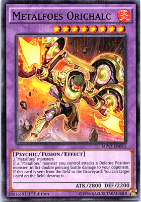Metalfoes Orichalc MP17-EN093 Yu-Gi-Oh! Light Play 1st Edition-image