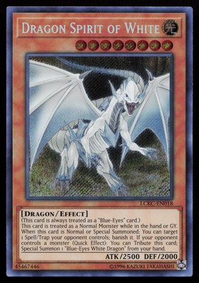 Legendary Collection Kaiba #LCKC-EN018 Dragon Spirit of White-image