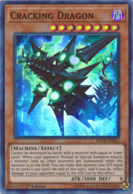 ( CRACKING DRAGON  ) - Super - MP18-EN043 - 1st - NM - Mega Tin 2018-image