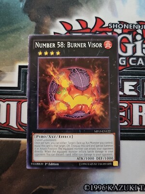 Number 58 Burner Visor Mp15-en122-image