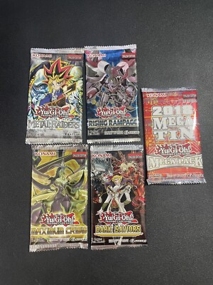 Yu-Gi-Oh! 2018 Mega Tin MEGA PACK Booster Factory Sealed & Others - LOT OF 5-image