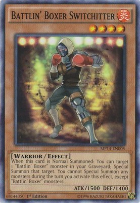 Battlin' Boxer Switchitter - MP14-EN005 - Common - 1st Edition - Near Mint-image