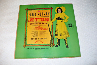 Ethel Merman LP, Annie Get Your Gun Soundtrack, Decca 8001, ORIGINAL 1949, VG+-image