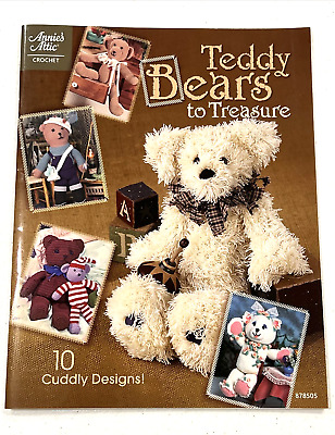Teddy Bears to Treasure Annie's Attic Crochet Book 878505-image