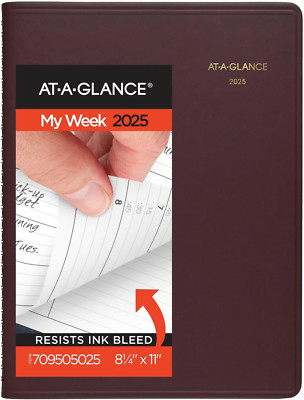 2025 Appointment Book Planner, Weekly, 8-1/4