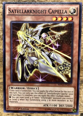 YuGiOh Satellarknight Capella - MP15-EN212 - Common - 1st Ed M/NM X1-image