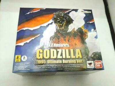 Bandai Action Figure S.H.MonsterArts Godzilla 1995 Ultimate Burning Ver. Japan-image