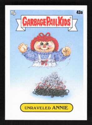 2022 Topps Garbage Pail Kids: Book Worms #43a Unraveled Annie-image